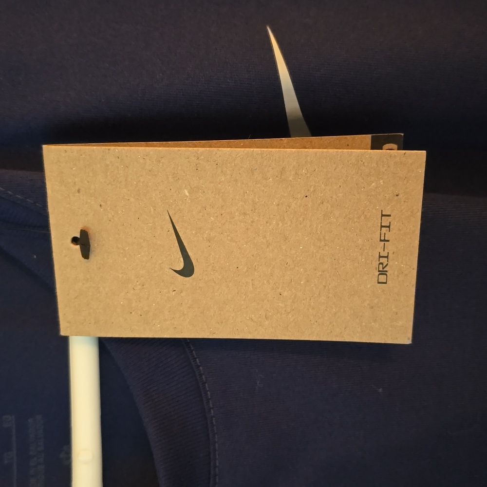 Nike Men's Dark Blue Dri-Fit Short Sleeve Tee XL - Picture 4 of 5